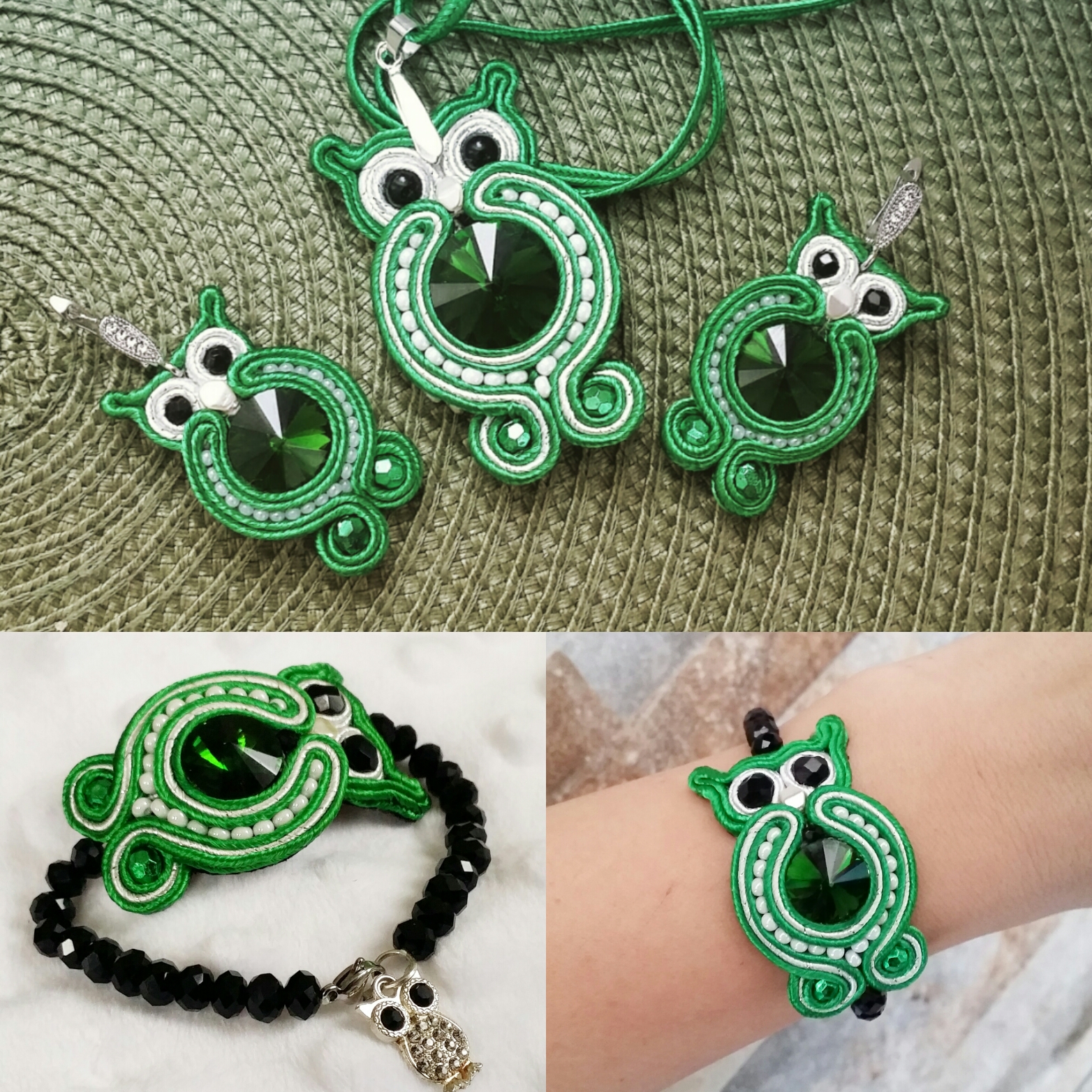 Soutache sovičkový set